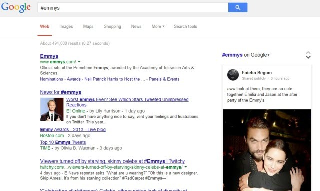 Google Sök lägger till support för hashtaggar - men bara från Google Plus google hashtags1