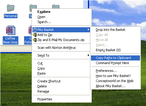 7 Windows Explorer Addons för strömanvändare piky basket