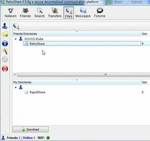 Chatta med vänner säkert och privat med RetroShare IM rapidm10