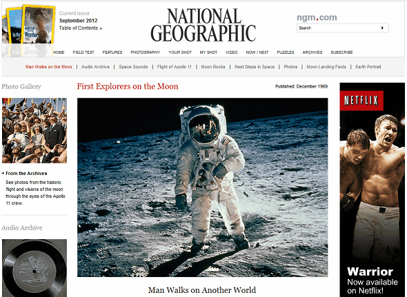 Lär dig mer om Neil Armstrong & The Apollo 11 Moon Landing On The Web nationalgeographic apollo 11