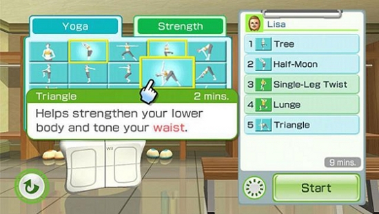 wii fitness spel