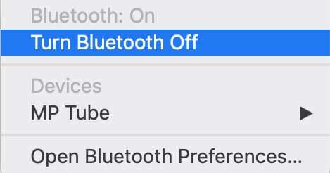 Stänga av Bluetooth på macOS