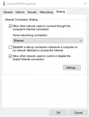 Windows Internet-anslutningsdelning