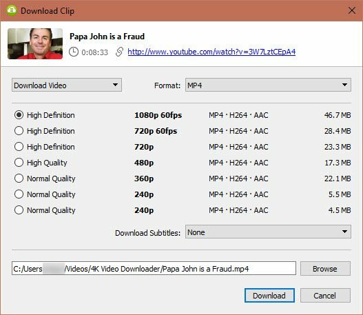 4K Video Downloader Hämtar YouTube-spellistor, kanaler och mer 4K Video Downloader Ladda ner video