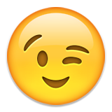 blinkande fräcka emoji-emoticon