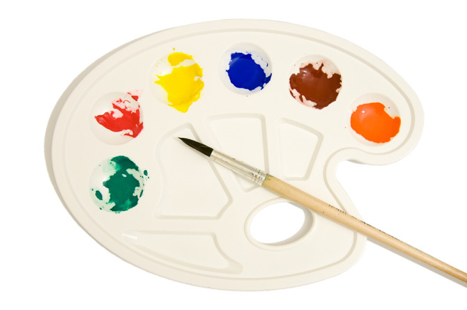 Artist Paint Palette