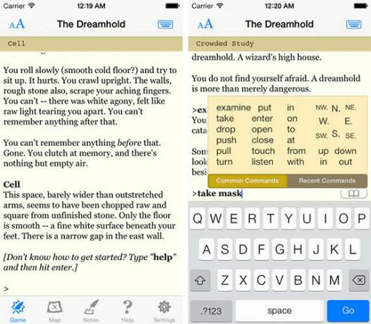 Älskar du interaktiv fiktion? Fyll din iPad eller iPhone med Text Adventures dreamhold