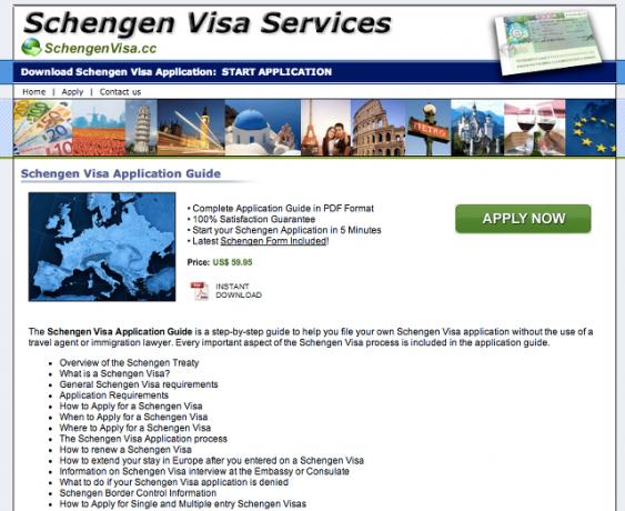 schengen-visum innefattar