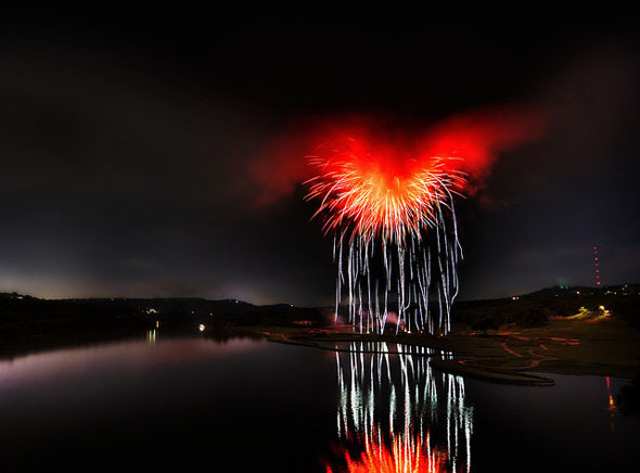 Hur man fotograferar ett fyrverkeri-satan