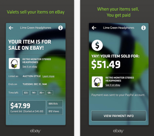 eBay lanserar iOS-app som kallas "eBay-betjänare" som kommer att sälja dina saker till dig ebayvalet