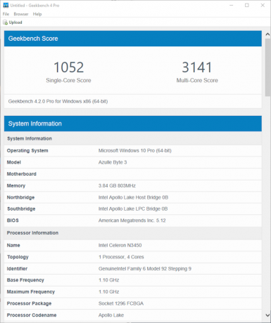 Azulle Byte 3 Review: Denna lilla, fläktlösa Mini-PC gör allt byte 3 geekbench cpu