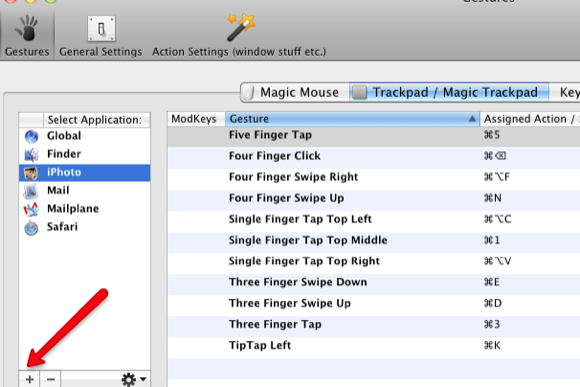 Så här använder du styrplattan för att navigera på alla app [Mac] -gränssnitt
