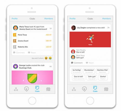 Duolingo klubbar