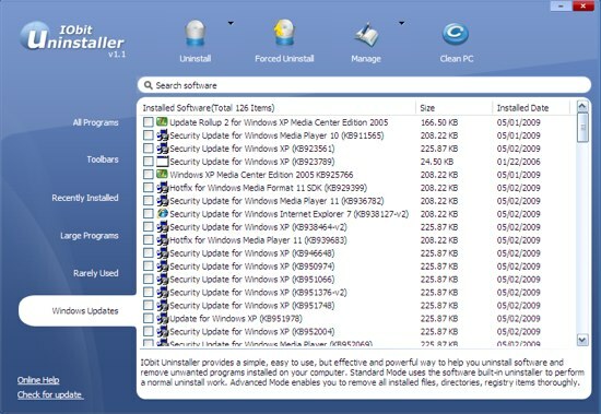 tvinga avinstallera program