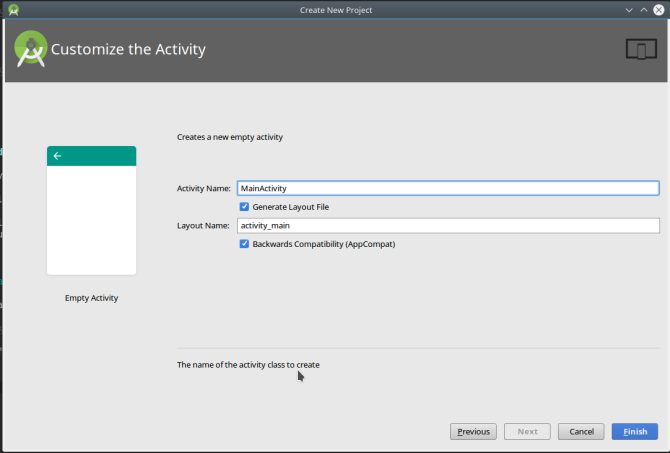 android skapa app androidstudio newproject4