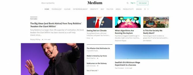 Medium - Hur startar jag en blogg