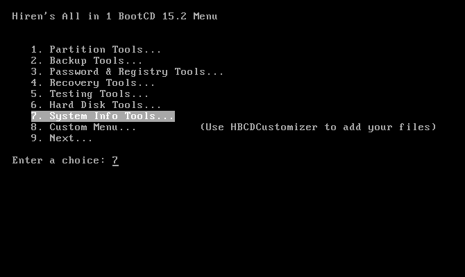 Hirens Boot CD: All-in-One Boot CD för alla behov HBCD DOS Tools 670x400