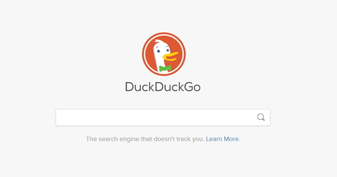 Den kompletta guiden för att förbättra din online-säkerhet och försvara din integritet DuckDuckGo-skärmdump