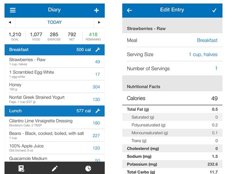 myfitnesspal webbplats