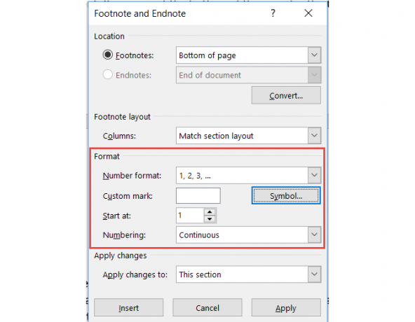 Enkel guide till fliken Microsoft Word-referenser MSWord Footnoteformat