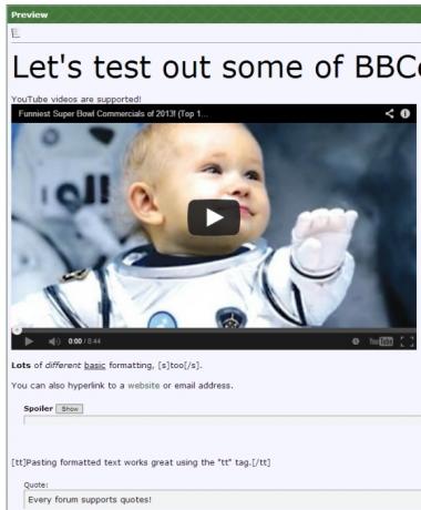 BBCeditor Låter dig förbereda och formatera foruminlägg offline [Windows] forumtest1
