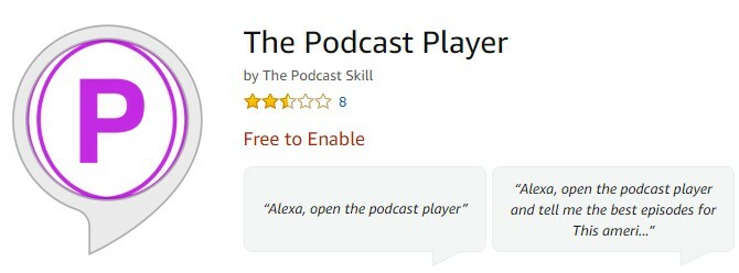 Podcast Player för amazon echo podcasts