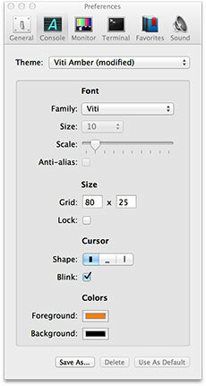 Cathode & Blinky: Sexiga vintageersättningar för terminal & textredigering [Mac OS X] -konsol