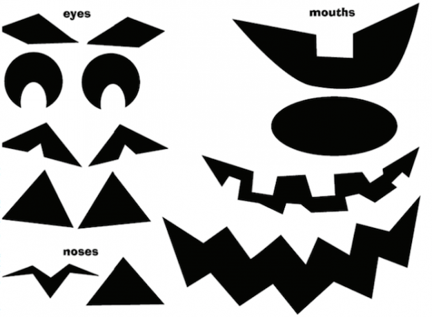 Halloween Printables - Jack o'Lantern Parts