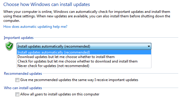 Windows Update-alternativ