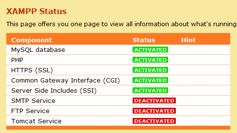 ställa in webbserver