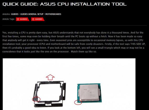 Allt du behöver för att bygga ett PC - CPU-installationsverktyg