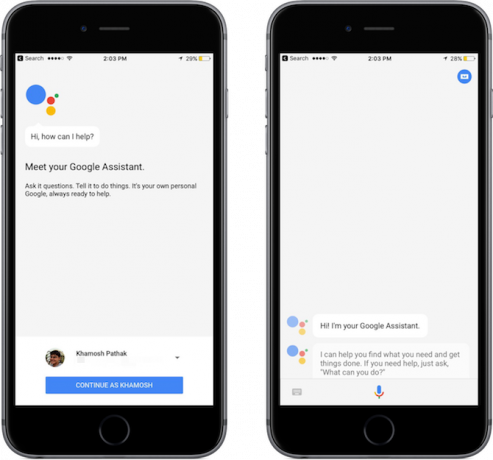 google assistent iphone konfigurering