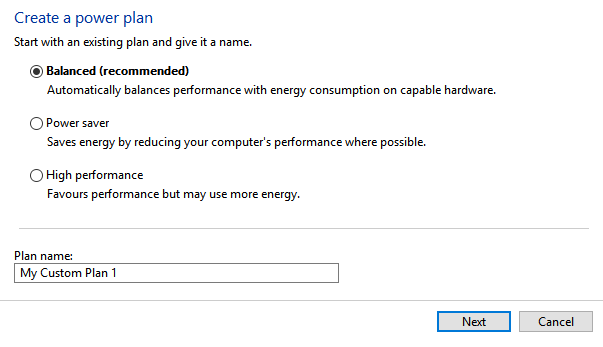 Saknar du High Performance Power Plan på Windows? Här är Fix windows10-strömplanen