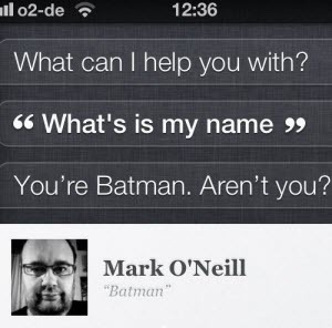 Siri, varför förstår du mig inte? [INFOGRAFISK] siri batman