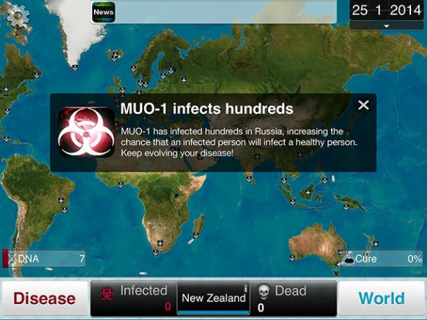 Pick A Disease & Wipe Out Humanity in Plague Inc. infekterande