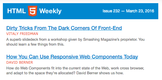 programmering-nyhetsbrev-HTML5-veckovis