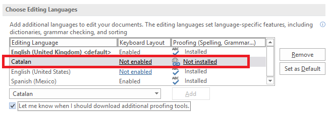 Hur man stavar och grammatik Kontrollera i Microsoft Word ms ordordbok nytt språk