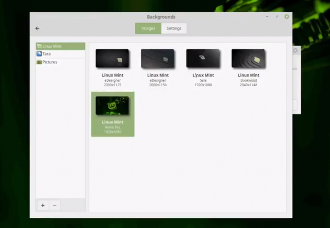 Linux mint bakgrunder