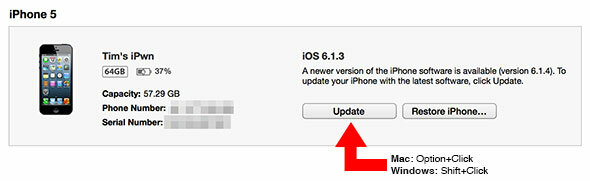 Hur du får åtkomst till iOS 7 Beta (och nedgradera till iOS 6) ipsw-installation