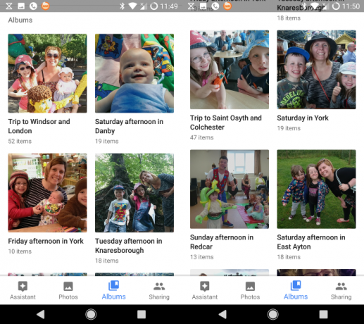 google-bilder på androidalbum