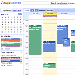 sms till google kalender