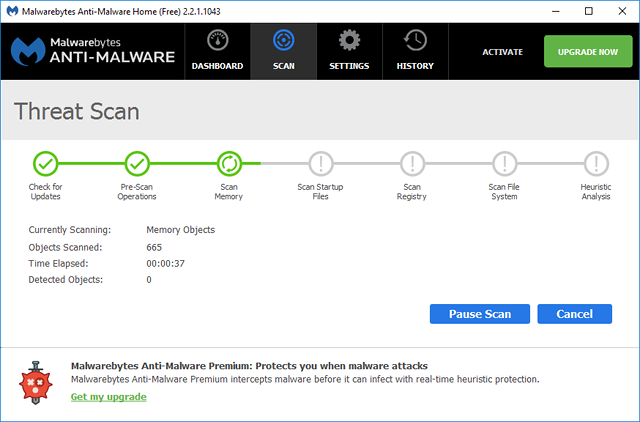 MalwareBytes hotscanning