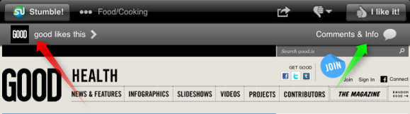 Upptäck coola webbplatser på din iPad med den nya StumbleUpon iPad App 2011 08 11 14h45 12