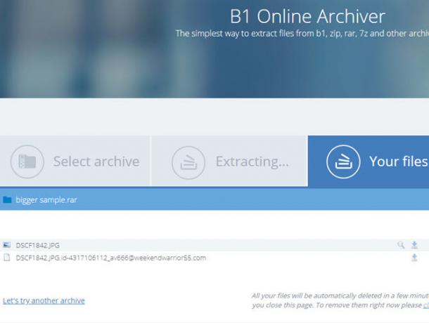 B1 Online arkiverare