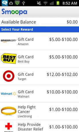 Få betalt för att handla smartare med Smoopa [Android 1.6+ & iOS] smoopa belöningar