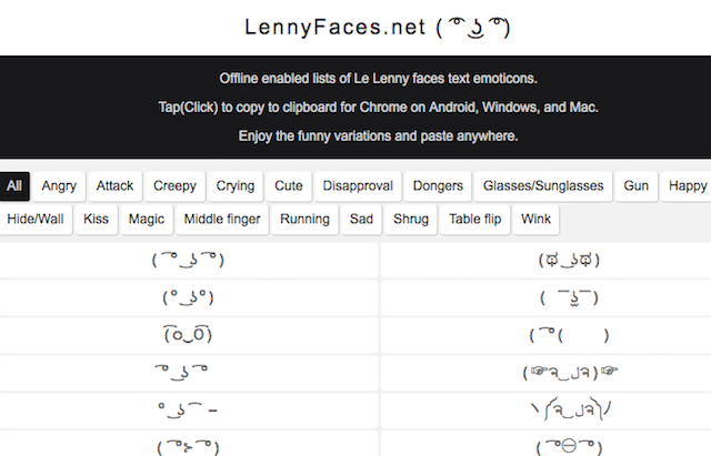 Emojis-text-Faces-Emoticons-Lenny-Faces