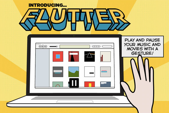 Flutter låter dig styra dina media med hjälp av din webbkamera fladderpaus