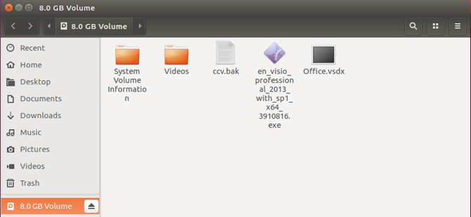 ubuntu usb gui upptäckt