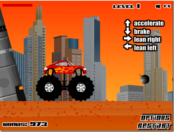 gratis monster truck-spel online