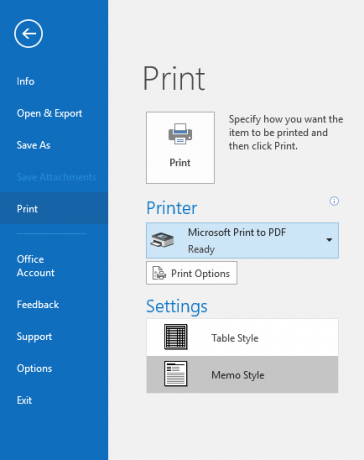 Hur man sparar e-postmeddelanden som PDF-filer i Windows 10 Windows10PDF